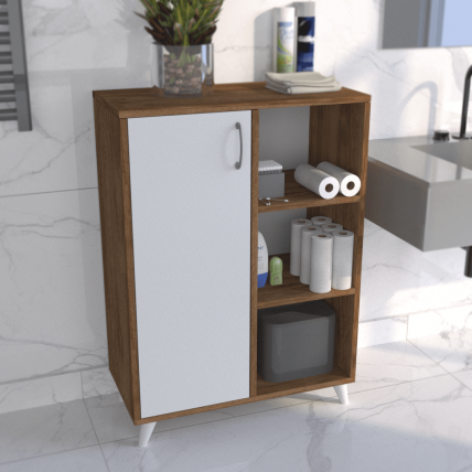 Olbia Çok Amaçlı Dolap Ceviz-Beyaz Olbia Çok Amaçlı Dolap Ceviz-Beyaz