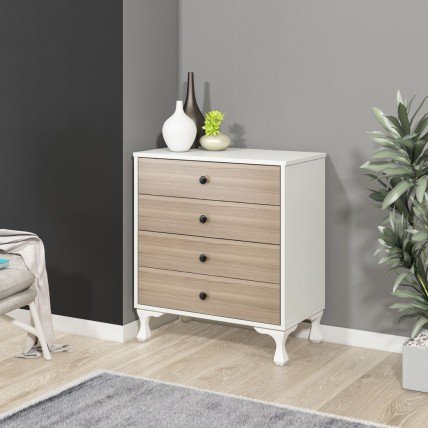 Torino Şifonyer Beyaz-Cordoba Torino Şifonyer Beyaz-Cordoba