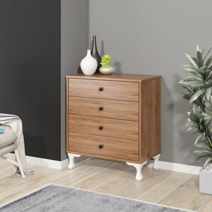 Torino Şifonyer Ceviz-Ceviz Torino Şifonyer Ceviz-Ceviz