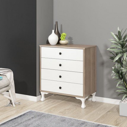 Torino Şifonyer Cordoba-Beyaz Torino Şifonyer Cordoba-Beyaz